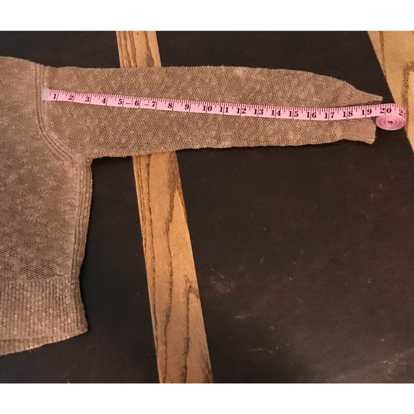 Everlane The Cotton Linen Crew Brown Sweater - Size Medium - Picture 6 of 9